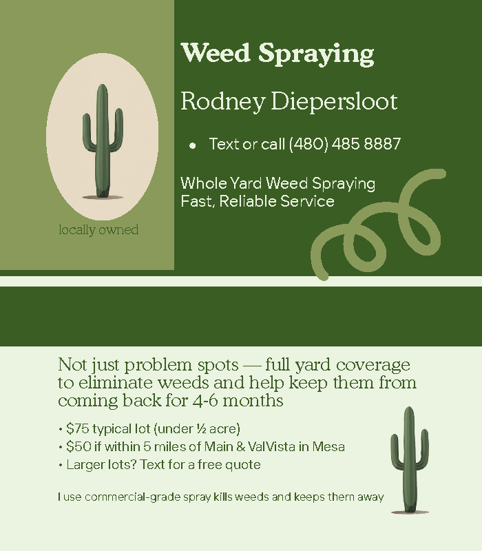 Rodney the Weed Sprayer